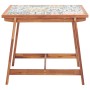 Mesa de comedor de jardín madera acacia superficie azulejos de , Mesas de jardín - Ref: Foro24-46316, Precio: 214,27 €, Descu...