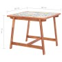 Mesa de comedor de jardín madera acacia superficie azulejos de , Mesas de jardín - Ref: Foro24-46316, Precio: 214,27 €, Descu...