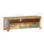 Mueble para TV de madera maciza reciclada 119x30x41 cm de , Muebles TV - Ref: Foro24-320208, Precio: 261,32 €, Descuento: %