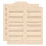 Puertas batientes diseño de lamas 2 par 90x80cm madera pino de , Puertas para el hogar - Ref: Foro24-4107127, Precio: 81,22 €...