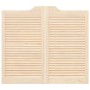 Puertas batientes diseño de lamas 2 par 90x80cm madera pino de , Puertas para el hogar - Ref: Foro24-4107127, Precio: 81,22 €...
