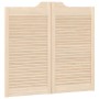Puertas batientes diseño de lamas 2 par 90x80cm madera pino de , Puertas para el hogar - Ref: Foro24-4107127, Precio: 81,22 €...