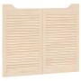 Puertas batientes diseño de lamas 2 par 80x100cm madera pino de , Puertas para el hogar - Ref: Foro24-4107131, Precio: 88,23 ...