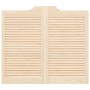 Puertas batientes diseño de lamas 2 par 90x100cm madera pino de , Puertas para el hogar - Ref: Foro24-4107133, Precio: 102,74...