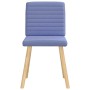 Sillas de comedor 2 uds tela azul jeans de , Sillas de comedor - Ref: Foro24-4101184, Precio: 104,47 €, Descuento: %