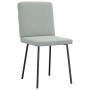 Sillas de comedor 2 unidades terciopelo gris claro de , Sillas de comedor - Ref: Foro24-4101186, Precio: 88,32 €, Descuento: %