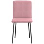Sillas de comedor 2 unidades terciopelo rosa de , Sillas de comedor - Ref: Foro24-4101190, Precio: 87,75 €, Descuento: %