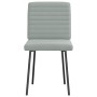Sillas de comedor giratorias 6 uds terciopelo gris claro de , Sillas de comedor - Ref: Foro24-3315526, Precio: 250,81 €, Desc...