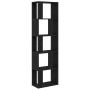 Estantería/divisor madera contrachapada roble negro 45x24x159cm de , Librerías y estanterías - Ref: Foro24-862400, Precio: 63...