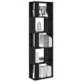 Estantería/divisor madera contrachapada roble negro 45x24x159cm de , Librerías y estanterías - Ref: Foro24-862400, Precio: 63...