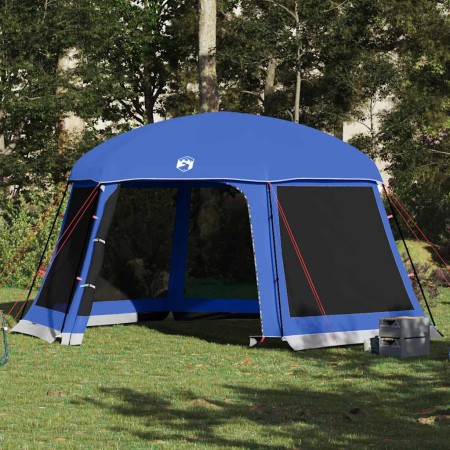 Carpa para piscina con desmontables y paredes azul 512x458 cm de , Tiendas de campaña - Ref: Foro24-4100625, Precio: 178,03 €...