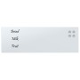 Pizarra magnética de pared vidrio templado blanco 80x30 cm de , Pizarras blancas - Ref: Foro24-4008624, Precio: 33,69 €, Desc...