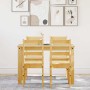 Juego de comedor Panama 5 pzas madera maciza de pino de , muebles para cocinas y comedores - Ref: Foro24-3345170, Precio: 314...