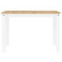 Juego de comedor Panama 5 pzas madera maciza de pino blanco de , muebles para cocinas y comedores - Ref: Foro24-3345172, Prec...