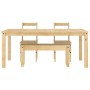 Juego de comedor Panama 4 pzas madera maciza de pino de , muebles para cocinas y comedores - Ref: Foro24-3345185, Precio: 417...