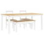 Juego de comedor Panama 4 pzas madera maciza de pino blanco de , muebles para cocinas y comedores - Ref: Foro24-3345187, Prec...