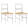 Juego de comedor Panama 4 pzas madera maciza de pino blanco de , muebles para cocinas y comedores - Ref: Foro24-3345187, Prec...