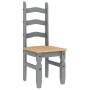 Juego de comedor Panama 3 pzas madera maciza de pino gris de , muebles para cocinas y comedores - Ref: Foro24-3345201, Precio...
