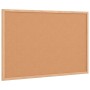 Tablero de corcho con marco de madera de pino macizo 60x40 cm de , Tablones de anuncios - Ref: Foro24-4017418, Precio: 14,83 ...