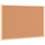 Tablero de corcho con marco de madera de pino macizo 60x40 cm de , Tablones de anuncios - Ref: Foro24-4017418, Precio: 14,83 ...