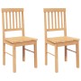 Sillas de comedor 2 unidades madera maciza de caucho de , Sillas de comedor - Ref: Foro24-4102428, Precio: 109,00 €, Descuent...
