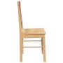 Sillas de comedor 2 unidades madera maciza de caucho de , Sillas de comedor - Ref: Foro24-4102428, Precio: 109,00 €, Descuent...