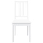Sillas de comedor 2 unidades madera maciza de caucho blanco de , Sillas de comedor - Ref: Foro24-4102400, Precio: 104,86 €, D...