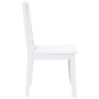 Sillas de comedor 2 unidades madera maciza de caucho blanco de , Sillas de comedor - Ref: Foro24-4102400, Precio: 104,86 €, D...
