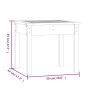 Banco de jardín madera maciza pino marrón miel 50x44x45 cm de vidaXL, Bancos de jardín - Ref: Foro24-823993, Precio: 35,97 €,...