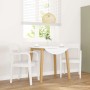 Sillas de comedor 2 unidades madera maciza de caucho blanco de , Sillas de comedor - Ref: Foro24-4102513, Precio: 176,58 €, D...