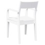 Sillas de comedor 2 unidades madera maciza de caucho blanco de , Sillas de comedor - Ref: Foro24-4102513, Precio: 176,58 €, D...