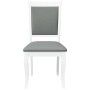 Sillas de comedor con cojines 2uds madera maciza blanco caucho de , Sillas de comedor - Ref: Foro24-4102489, Precio: 179,50 €...