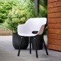 Silla de jardín Keter con patas de metal "Noa" 2 uds blanco de , Sillas de jardín - Ref: Foro24-447618, Precio: 151,06 €, Des...