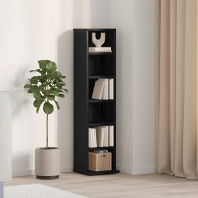 Estantería para CDs madera contrachapada roble negro 21x20x88cm de , Almacenamiento para CD y DVD - Ref: Foro24-862421, Preci...