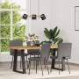 Sillas de comedor 4 unidades cuero sintético gris de , Sillas de comedor - Ref: Foro24-3315215, Precio: 171,67 €, Descuento: %