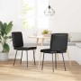 Sillas de comedor 2 unidades cuero sintético negro de , Sillas de comedor - Ref: Foro24-4101171, Precio: 87,82 €, Descuento: %