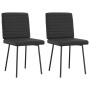 Sillas de comedor 2 unidades cuero sintético negro de , Sillas de comedor - Ref: Foro24-4101171, Precio: 87,82 €, Descuento: %