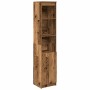 Aparador de madera vieja 37,5x35x180 cm Madera de ingeniería de , Aparadores - Ref: Foro24-861677, Precio: 85,34 €, Descuento: %