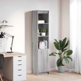 Aparador gris Sonoma 37,5x35x180 cm Madera de ingeniería de , Aparadores - Ref: Foro24-861675, Precio: 86,99 €, Descuento: %
