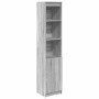 Aparador gris Sonoma 37,5x35x180 cm Madera de ingeniería de , Aparadores - Ref: Foro24-861675, Precio: 86,99 €, Descuento: %