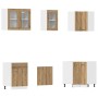 Set de muebles cocina 11 pzas madera ingeniería roble artesanal de , Armarios de cocina - Ref: Foro24-3328576, Precio: 662,55...