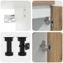 Set de muebles cocina 11 pzas madera ingeniería roble artesanal de , Armarios de cocina - Ref: Foro24-3328576, Precio: 662,55...