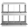 Nido para gallinas con 8 compartimentos plateado galvanizado de , Jaulas y habitáculos para animales pequeños - Ref: Foro24-8...