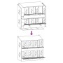 Nido para gallinas con 8 compartimentos plateado galvanizado de , Jaulas y habitáculos para animales pequeños - Ref: Foro24-8...