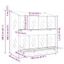 Nido para gallinas con 8 compartimentos plateado galvanizado de , Jaulas y habitáculos para animales pequeños - Ref: Foro24-8...