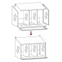 Nido para gallinas con 3 compartimentos plateado galvanizado de , Jaulas y habitáculos para animales pequeños - Ref: Foro24-8...