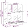 Nido para gallinas con 6 compartimentos plateado galvanizado de , Jaulas y habitáculos para animales pequeños - Ref: Foro24-8...