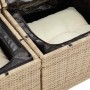 Set sofás jardín y cojines 5 pzas ratán sintético acacia beige de , Conjuntos de jardín - Ref: Foro24-3327432, Precio: 388,75...