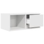 Mueble de TV de madera de ingeniería blanco 60x31x25,5 cm de , Muebles TV - Ref: Foro24-861436, Precio: 42,80 €, Descuento: %
