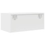 Mueble de TV de madera de ingeniería blanco 60x31x25,5 cm de , Muebles TV - Ref: Foro24-861436, Precio: 42,80 €, Descuento: %